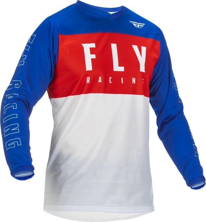 Fly Racing F-16 Block Jersey Red White Blue