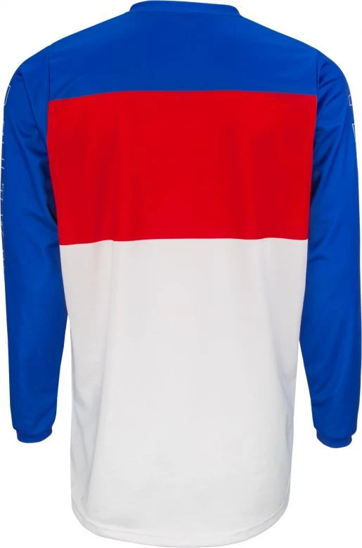 Fly Racing F-16 Block Jersey Red White Blue